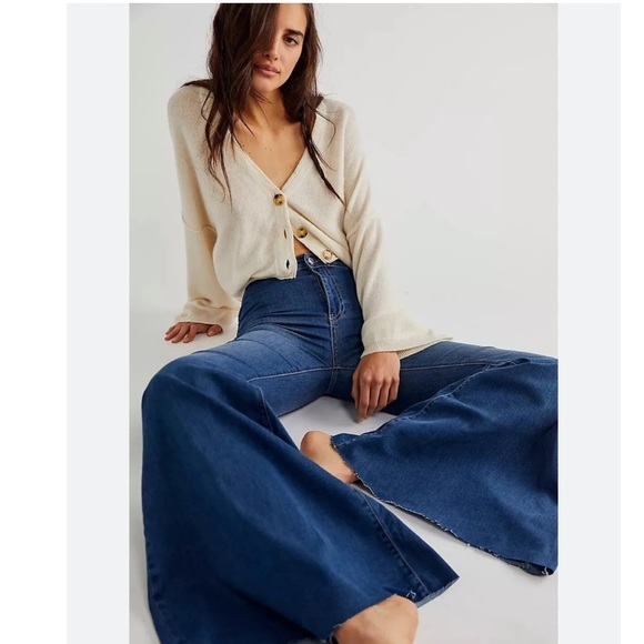 Free People Just Float on Flare Jeans Size 25 - Picture 2 of 13